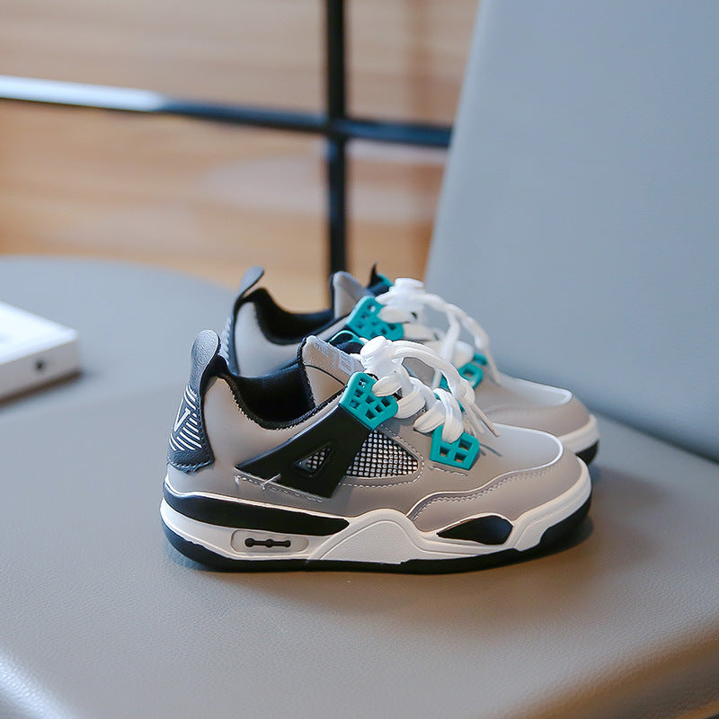 Boys' sneaker Children's Fashion Board Shoes 2025 New Soft Bottom Girls' Running Shoes Large Children's Breathable Casual Shoes