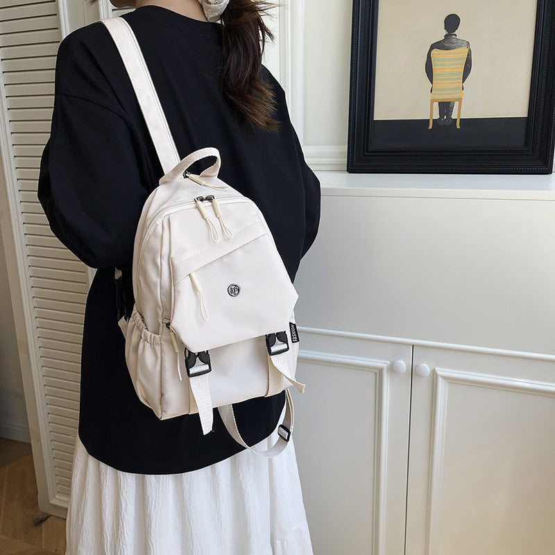 2025 Summer Workwear Style Simple Student School Bag Fashionable Oxford Cloth Backpack Outdoor Leisure Travel Backpack