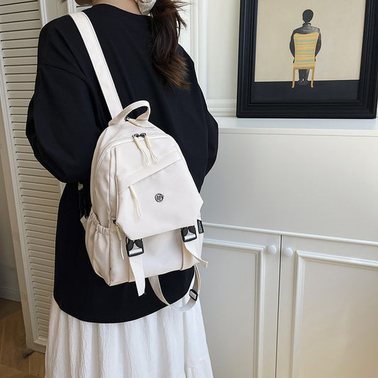 2025 Summer Workwear Style Simple Student School Bag Fashionable Oxford Cloth Backpack Outdoor Leisure Travel Backpack