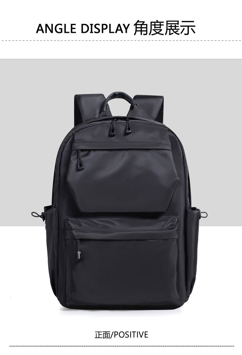 Printable Logo Backpack, Junior High School Student, High School Student, School Bag, Large Capacity Travel Bag, Casual Computer Backpack