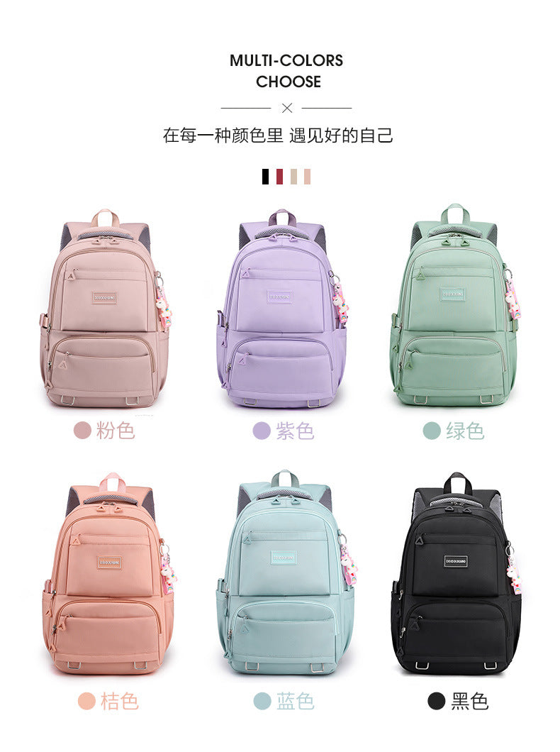 Large-Capacity Student Schoolbag, Junior High School Student Backpack, Short-Distance Travel Multi-Functional Backpack, Mlb Backpack
