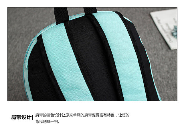 Backpack Female Middle School Student Schoolbag Male Travel Travel Junior High School Student Schoolbag High School Student College Student Backpack Leisure Bag
