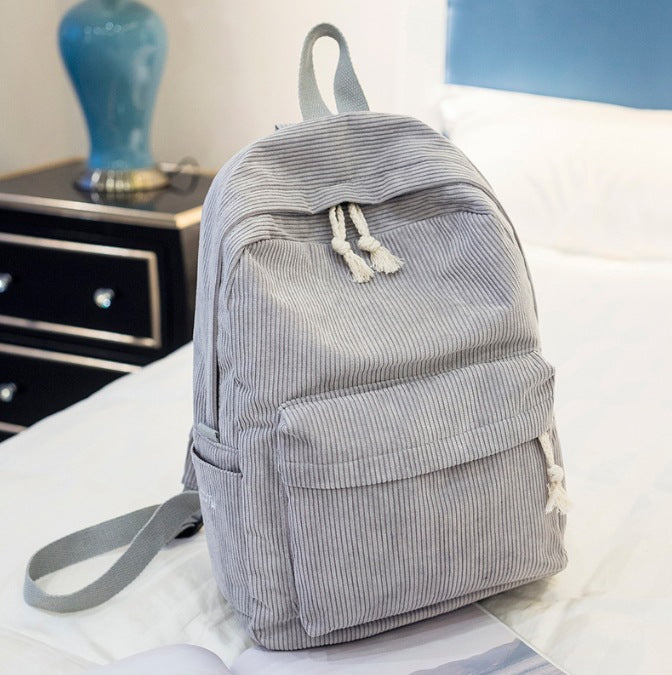Etsy Cross-Border Hot Selling Personalized Name Logo Can Be Programmed with Letters Velvet Large Capacity Backpack Rope Embroidered School Bag