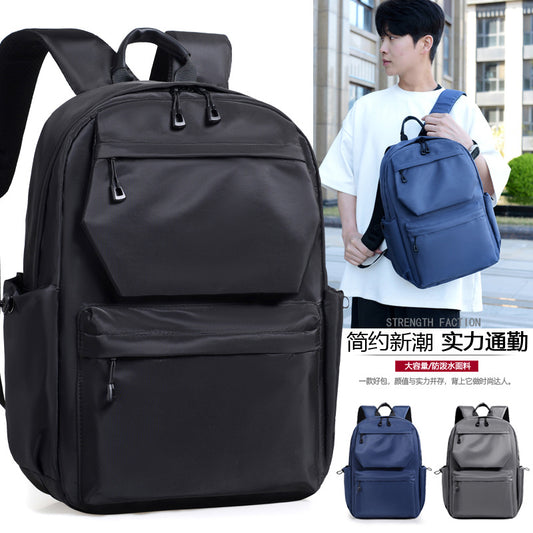Printable Logo Backpack, Junior High School Student, High School Student, School Bag, Large Capacity Travel Bag, Casual Computer Backpack