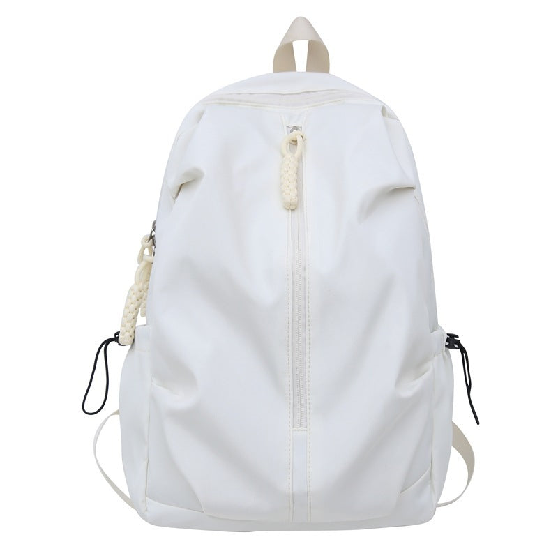 Travel Bag Ins College Student Simple Backpack K-Style Versatile Large Capacity Junior High School Casual Backpack Nylon School Bag