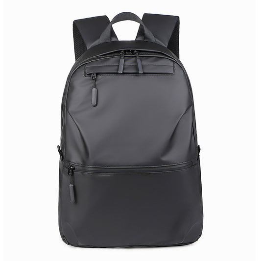 Large Capacity Schoolbag Junior High School Business Backpack Men's Advanced Sense Computer Bag Simple Lightweight New Cross-border Backpack