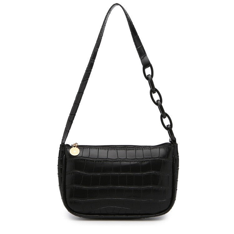 Hobo Underarm Bag 2026 Ladies Handbags Crocodile Pattern Underarm Bag Fashionable Internet Celebrity Women's Shoulder Bag