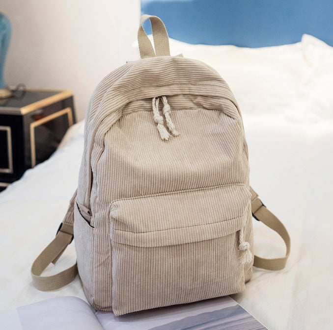 Etsy Cross-Border Hot Selling Personalized Name Logo Can Be Programmed with Letters Velvet Large Capacity Backpack Rope Embroidered School Bag
