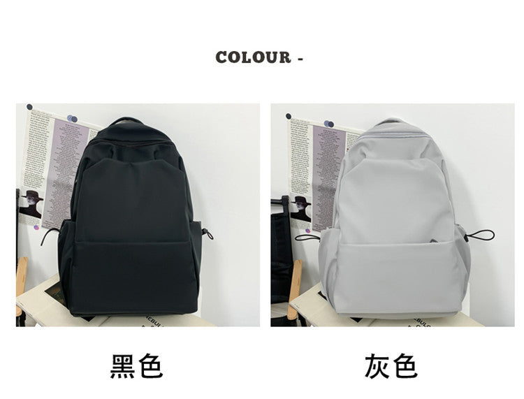New Nylon Backpack Men's Computer Bag Men's Casual Senior high school College Student Schoolbag Simple Travel Backpack Wholesale