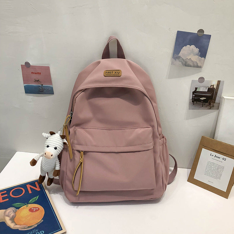 Cross-Border Schoolbags for Girls, Junior High School Students and High School Students Backpacks 2024 New College Students Men's Large-Capacity Travel Backpacks