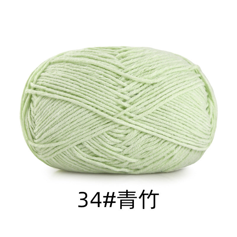 5 strands of combed cotton milk cotton wool ball acridine puppet excellent factory wholesale hand-woven crochet doll diy material