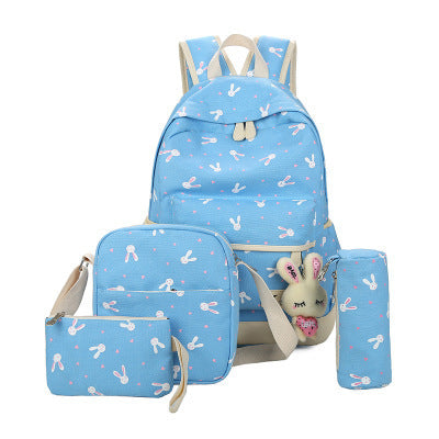 2023 new student schoolbag Korean style college style backpack bag large capacity Fashion travel backpack wholesale