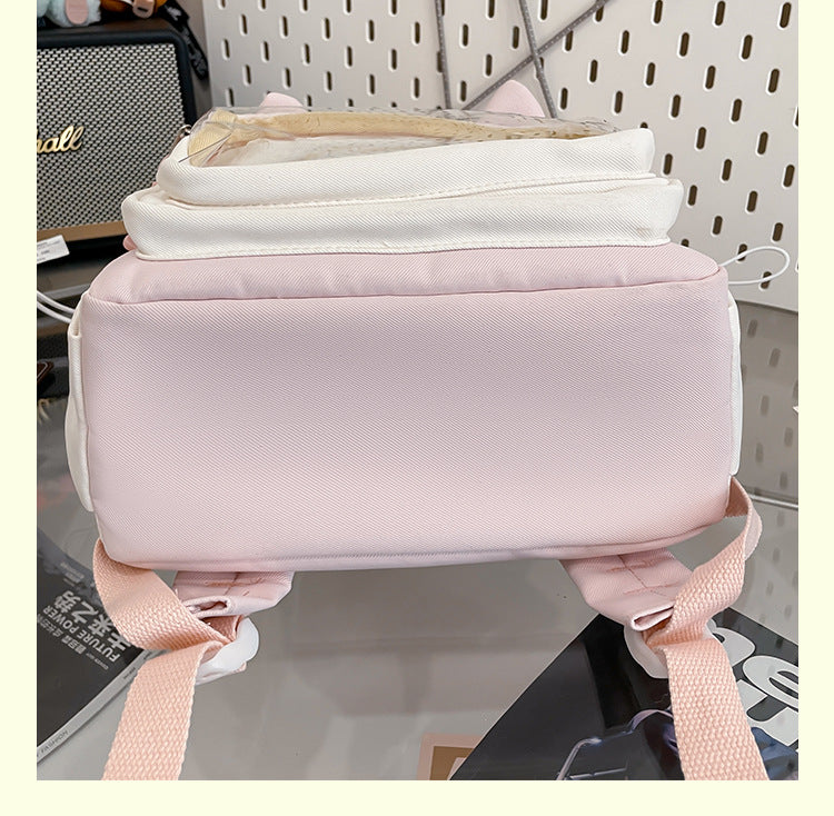 Schoolbags for Female Elementary School Students, Good-Looking, Sweet, Cute, New Style Backpacks for Junior High School Students, Small Backpacks for Travel and Study