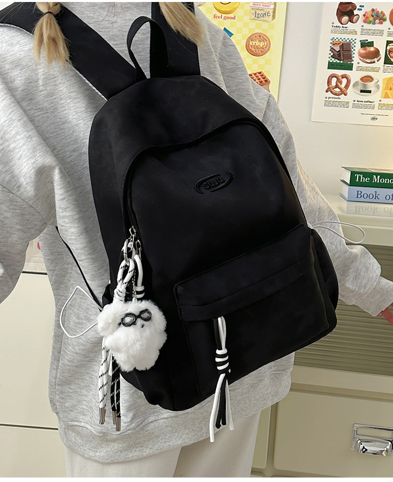 New Retro Backpack Men's Mountaineering Bag Backpack Junior High School Student Travel Bag Personalized High School Student College Student Bag Female
