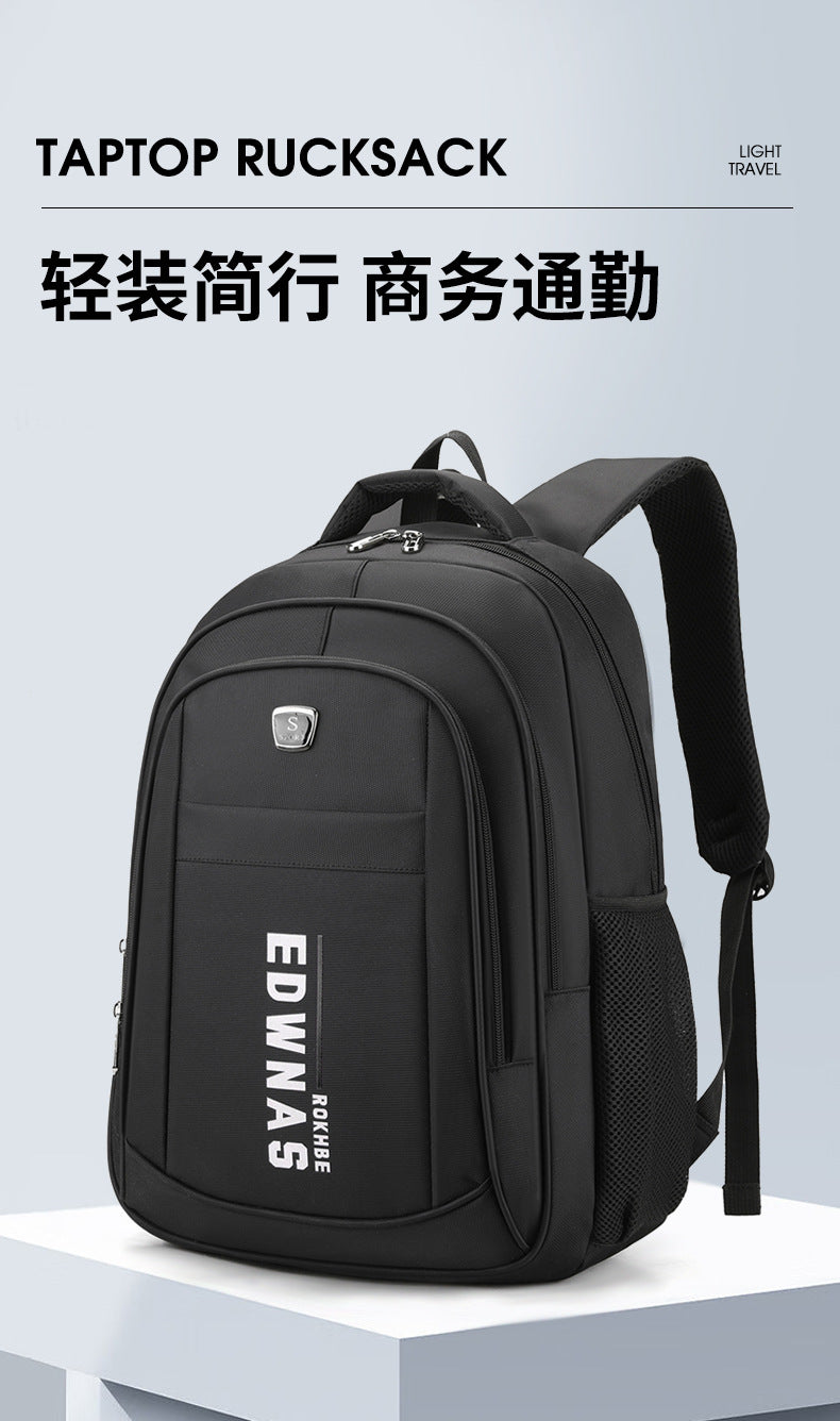 Foreign trade business backpack Oxford cloth men's and women's new computer backpack outdoor junior high school student travel schoolbag