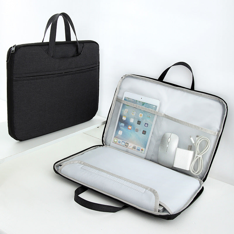 Source Factory Laptop Bag 14inch 15inch Computer Bag Portable Laptop Bag Lightweight Business Briefcase