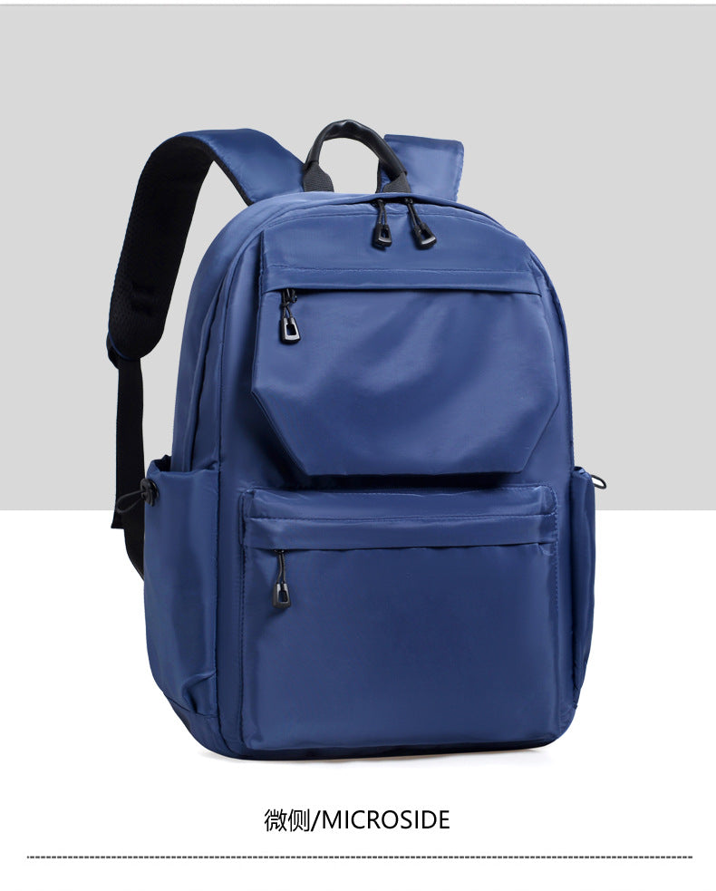 Printable Logo Backpack, Junior High School Student, High School Student, School Bag, Large Capacity Travel Bag, Casual Computer Backpack