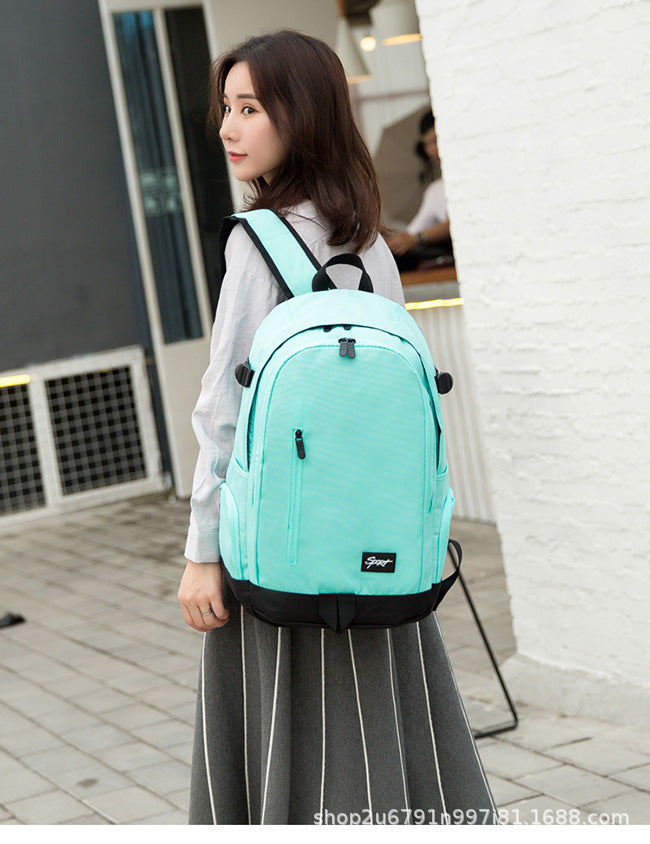 Backpack Female Middle School Student Schoolbag Male Travel Travel Junior High School Student Schoolbag High School Student College Student Backpack Leisure Bag