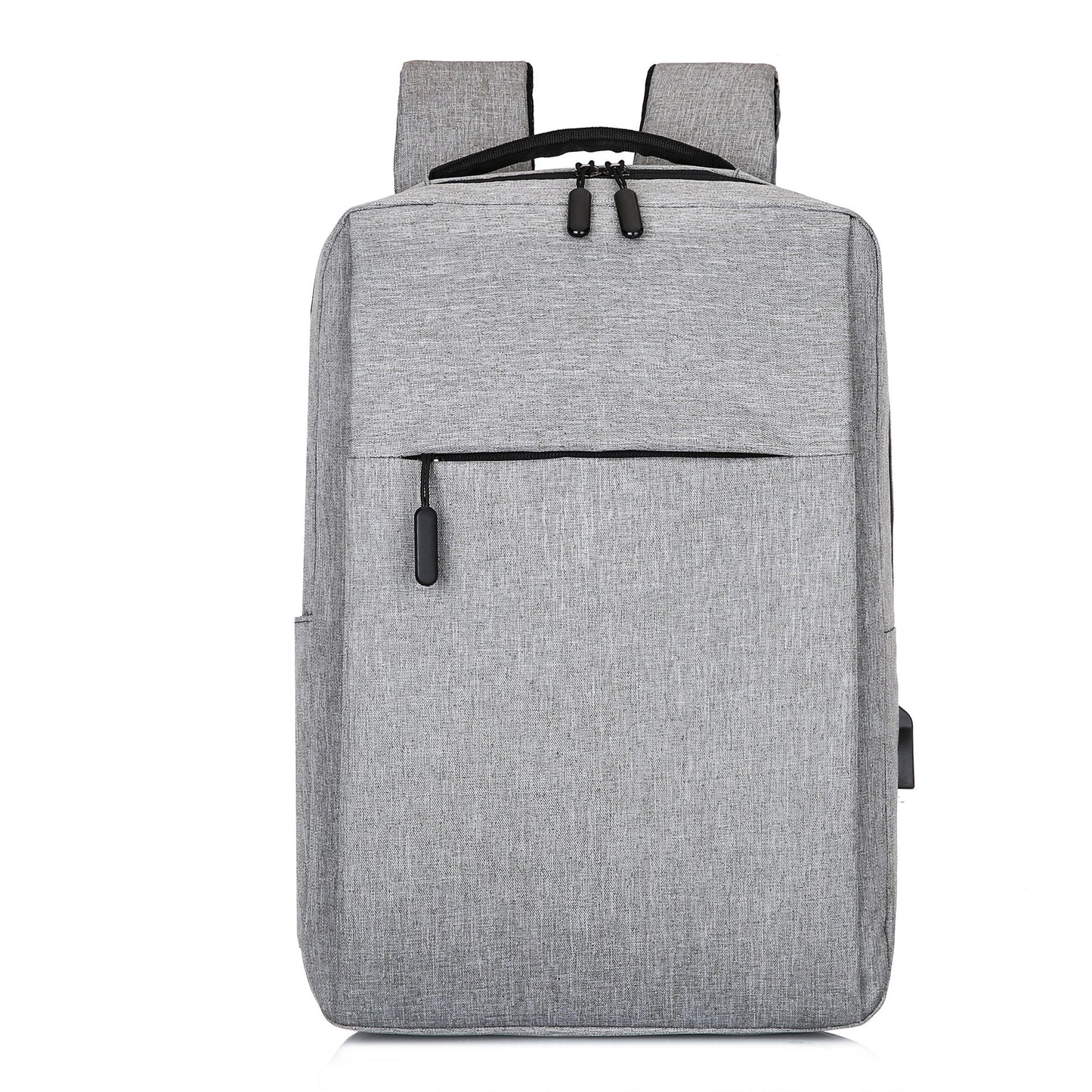 Backpack Solid Color Cross-Border Men's Business Casual Backpack Multi-Functional Business Trip Commuter Laptop Backpack