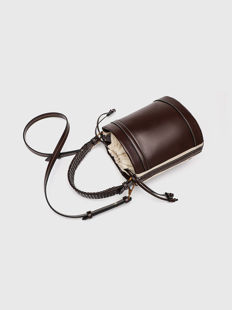 2025 Spring and Summer Cross-Border Niche Design Women's Bags Fashionable and Versatile Bucket Bags Shoulder Crossbody Handbags