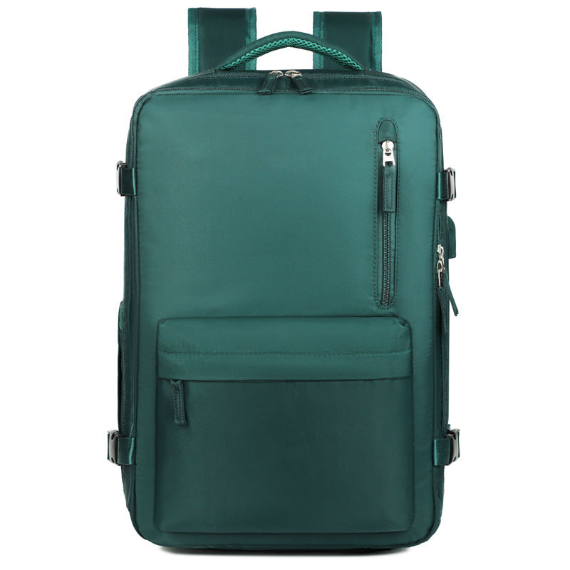 Cross-Border Simple Large-Capacity Business Commuter Backpack High-End Backpack Men's Travel Bag Multi-Functional Computer
