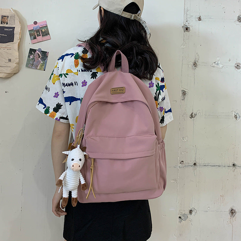Cross-Border Schoolbags for Girls, Junior High School Students and High School Students Backpacks 2024 New College Students Men's Large-Capacity Travel Backpacks