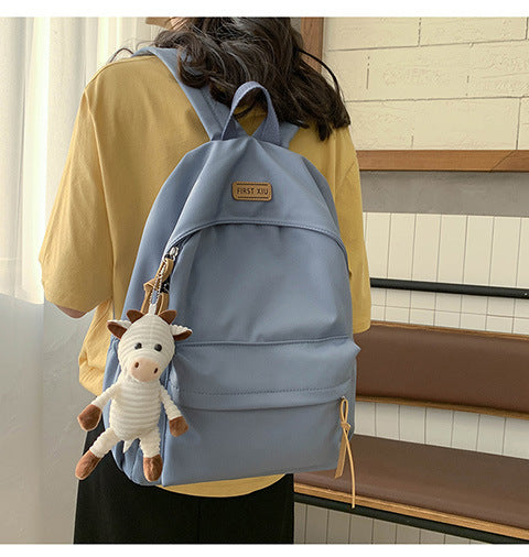 Cross-Border Schoolbags for Girls, Junior High School Students and High School Students Backpacks 2024 New College Students Men's Large-Capacity Travel Backpacks
