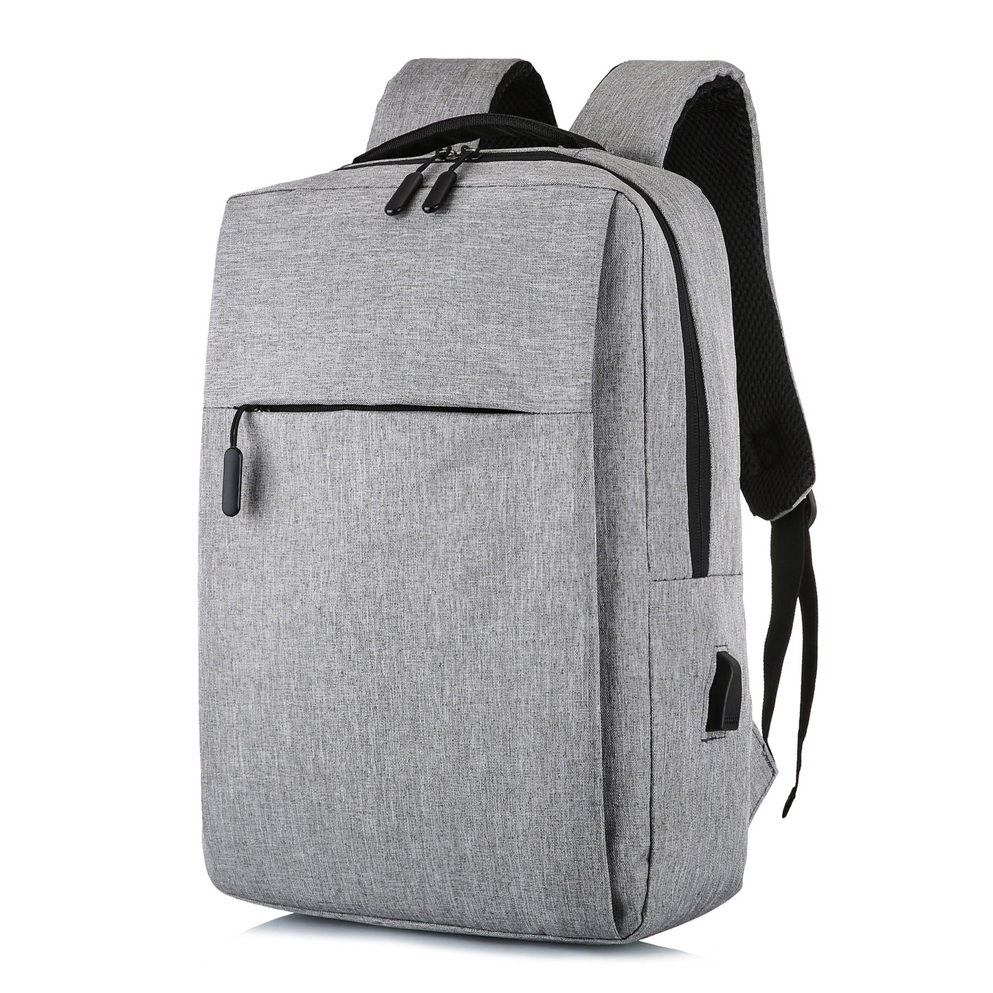 Backpack Solid Color Cross-Border Men's Business Casual Backpack Multi-Functional Business Trip Commuter Laptop Backpack