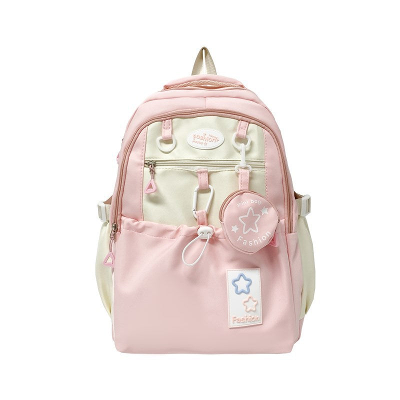 2026 New Japanese-Style High-Value Backpack Korean Version Large Capacity Versatile Girl Backpack High School College Student Backpack
