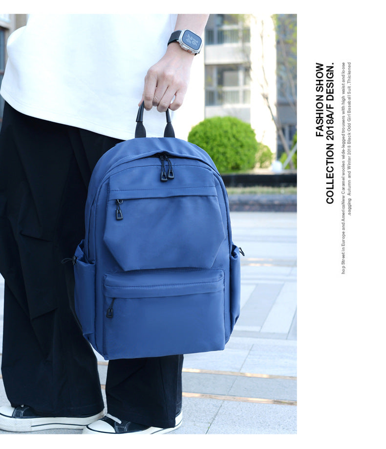 Printable Logo Backpack, Junior High School Student, High School Student, School Bag, Large Capacity Travel Bag, Casual Computer Backpack