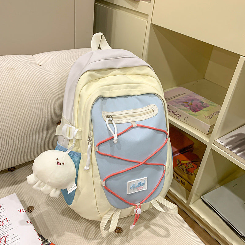 Cross-border Japanese Schoolbag Female College Students Large Capacity Senior high school Junior High School Students Travel Backpack Female Ins Trendy Cool Backpack
