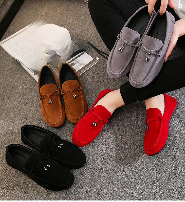 Men's loafers men's casual shoes, Korean style trendy cloth shoes, loafers, 2020 New