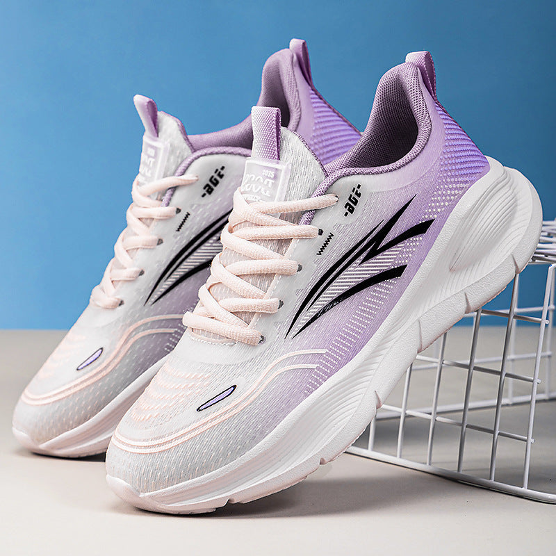 sneaker Women's Summer New Mesh Breathable Single-layer Shoes Cross-border Women's Shoes Fashionable Comfortable Lightweight Running Shoes
