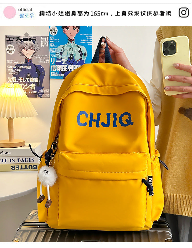 New Fashion Casual Backpack Men's and Women's Large Capacity Outdoor Lightweight Junior Senior high school Student School Bag Backpack