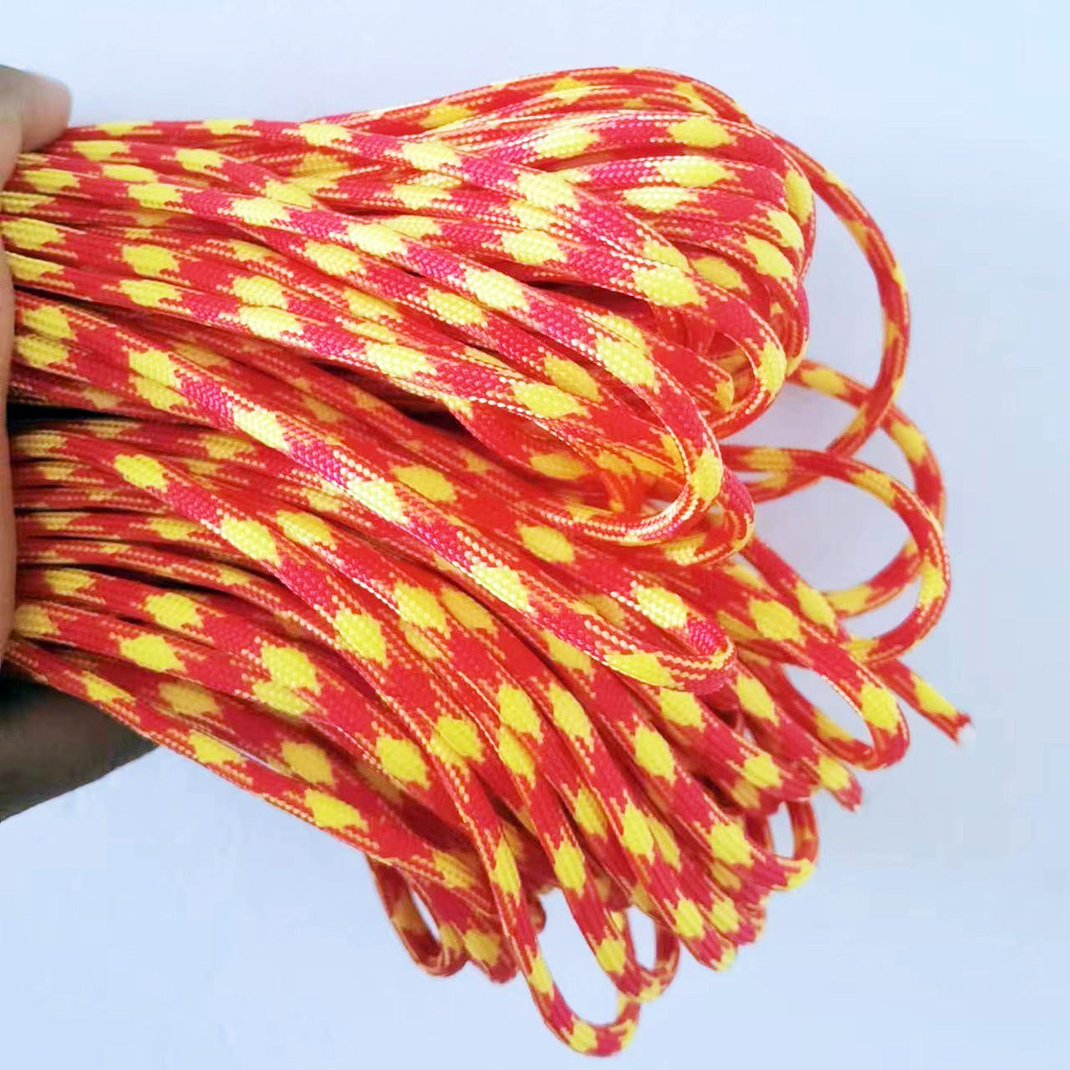 7-core 4mm umbrella rope polypropylene fiber multi-function mountaineering paratrooper traction rope life-saving equipment fixed safety umbrella rope