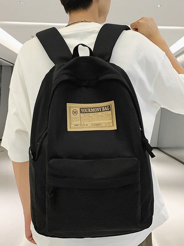 School Bag Female Campus Trendy Backpack 2025 New College Student Simple Junior High School High School Backpack Male Commuter Computer Bag