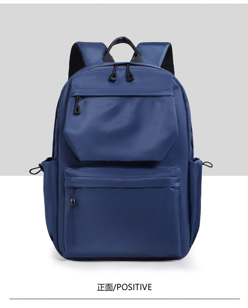 Printable Logo Backpack, Junior High School Student, High School Student, School Bag, Large Capacity Travel Bag, Casual Computer Backpack