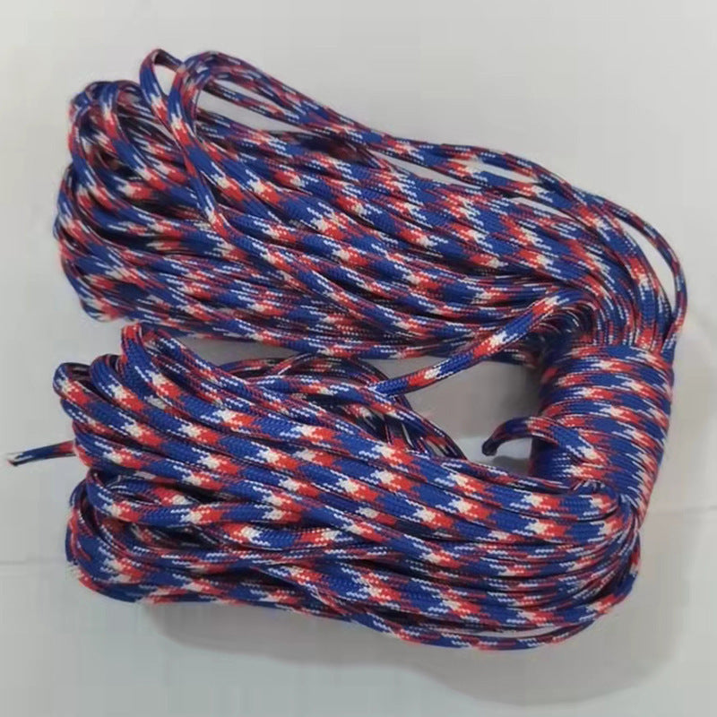 7-core 4mm umbrella rope polypropylene fiber multi-function mountaineering paratrooper traction rope life-saving equipment fixed safety umbrella rope