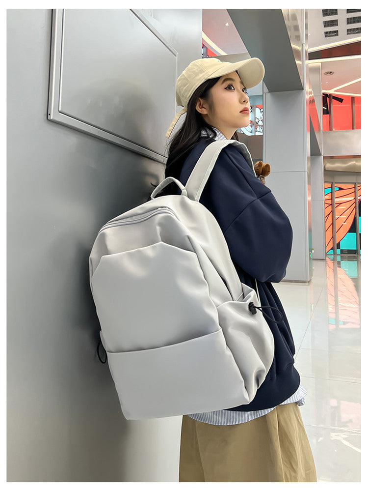New Nylon Backpack Men's Computer Bag Men's Casual Senior high school College Student Schoolbag Simple Travel Backpack Wholesale