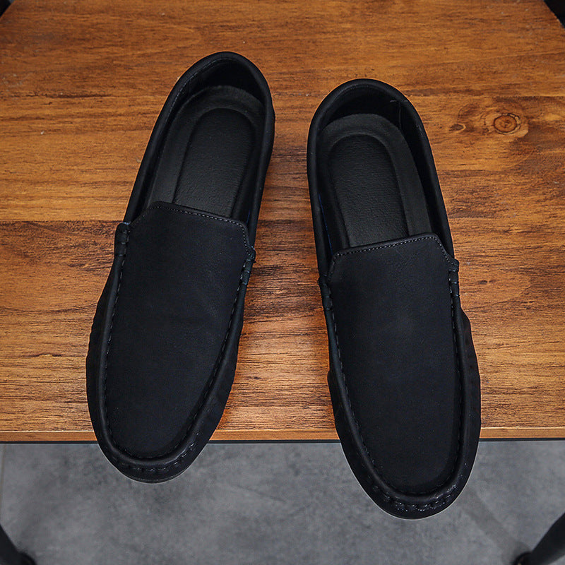 Men's Shoes Doudou Shoes 2024 Summer New Low-Top Breathable Trendy Fashion Slip-On Casual Men's Shoes Lazy Shoes