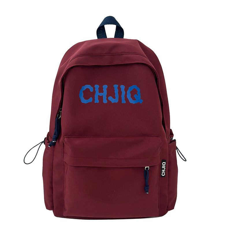 New Fashion Casual Backpack Men's and Women's Large Capacity Outdoor Lightweight Junior Senior high school Student School Bag Backpack