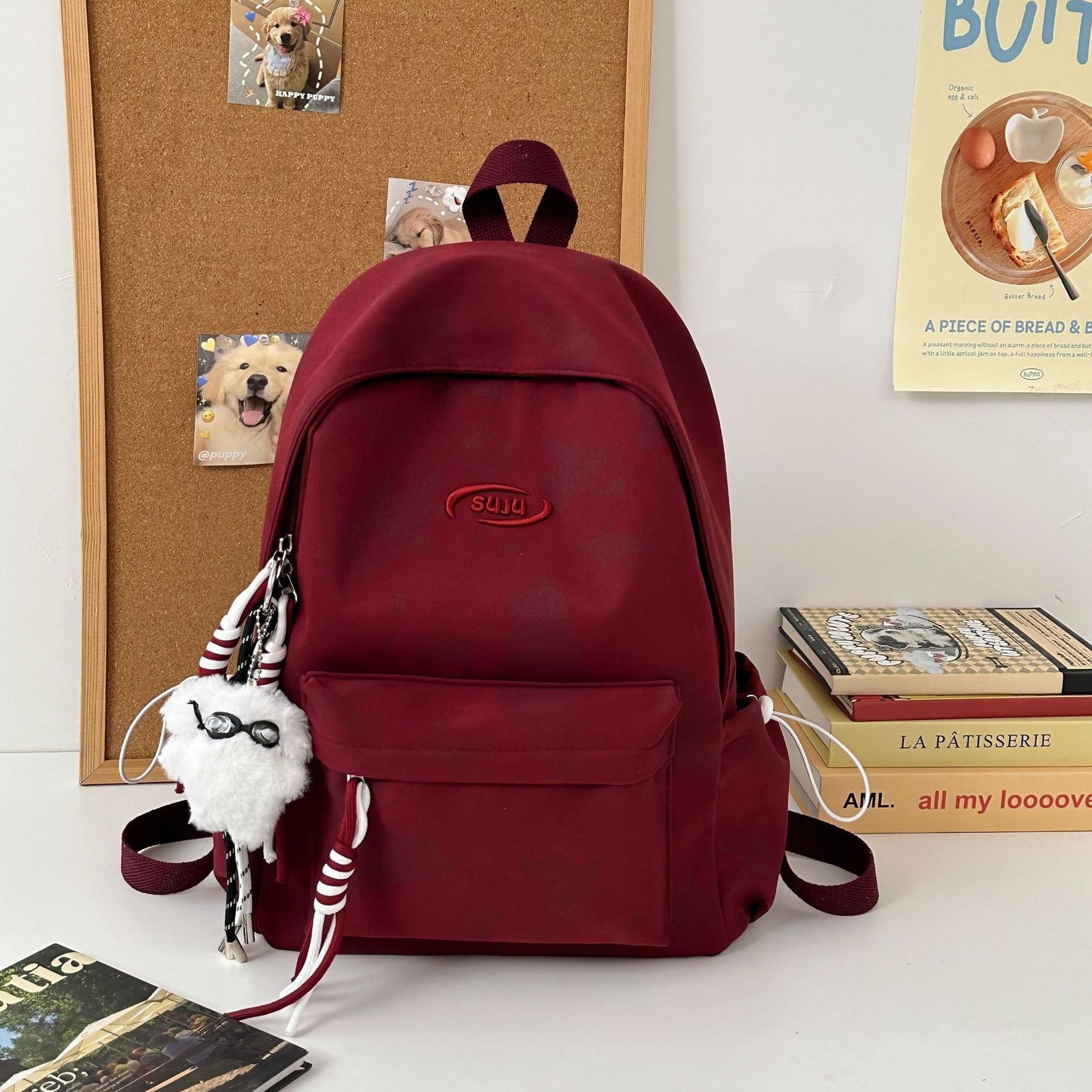 New Retro Backpack Men's Mountaineering Bag Backpack Junior High School Student Travel Bag Personalized High School Student College Student Bag Female