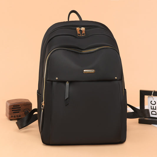 Backpack Oxford Cloth Backpack 2025 Large Capacity Computer Bag Fashionable Student Leisure Travel Lightweight School Bag