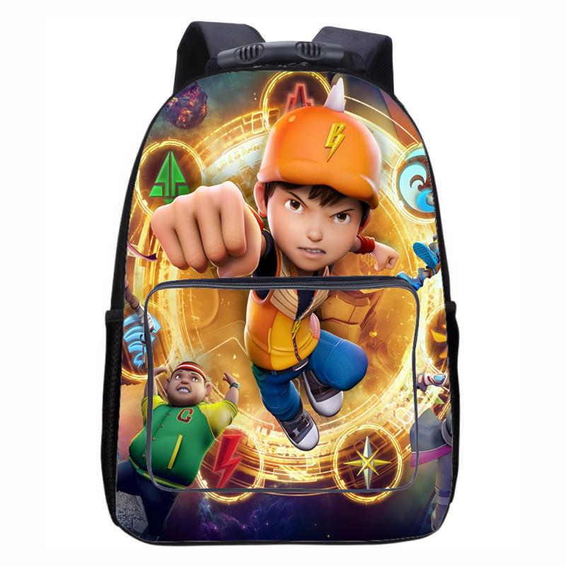 Boboiboy Primary and Secondary School Students' Schoolbags DIY Customized Boys and Girls Backpacks for Kidsren