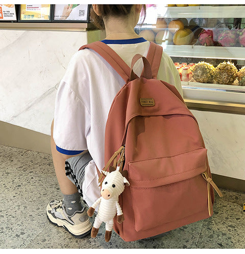 Cross-Border Schoolbags for Girls, Junior High School Students and High School Students Backpacks 2024 New College Students Men's Large-Capacity Travel Backpacks
