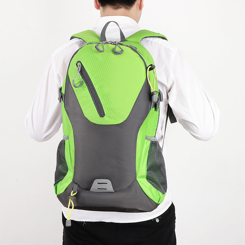 Cross-Border Outdoor Backpack, Hiking Sports Mountaineering Bag, Cycling Backpack, Large-Capacity School Bag, Men's and Women's Casual Travel Bag