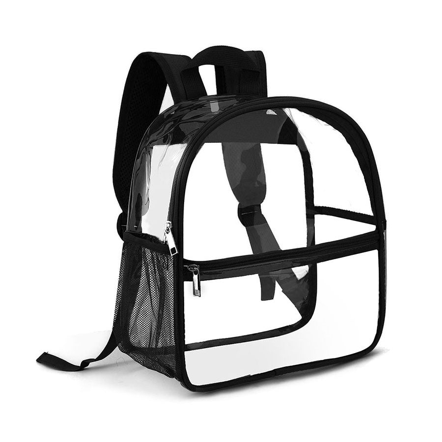 Cross-border New Transparent PVC Waterproof Backpack Visible Student School Bag Outdoor Multi-functional Backpack Men's and Women's Backpack