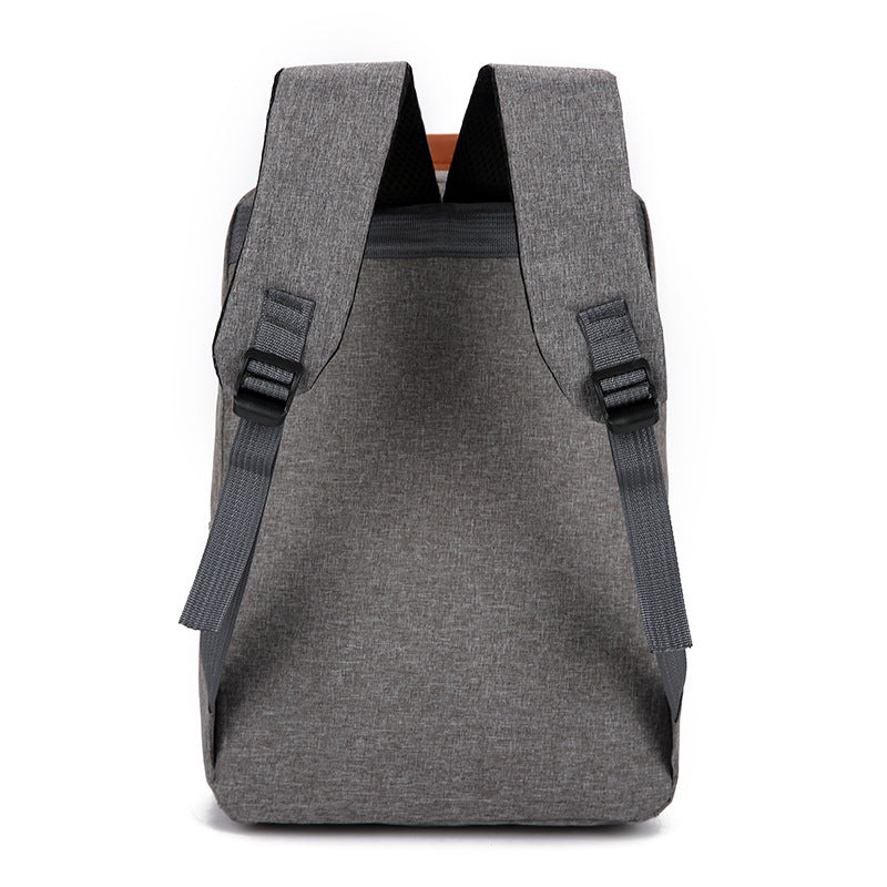 Cross-border New Three-piece Backpack Men's Business Outdoor Large-capacity Commuter Schoolbag Trendy Backpack for Male High School Students