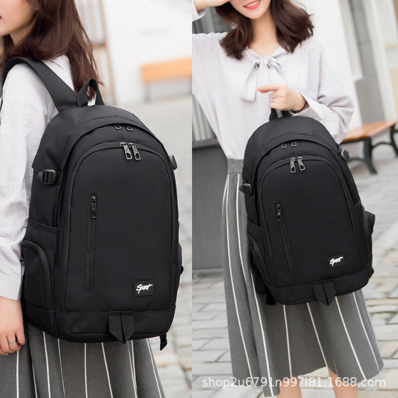 Backpack Female Middle School Student Schoolbag Male Travel Travel Junior High School Student Schoolbag High School Student College Student Backpack Leisure Bag
