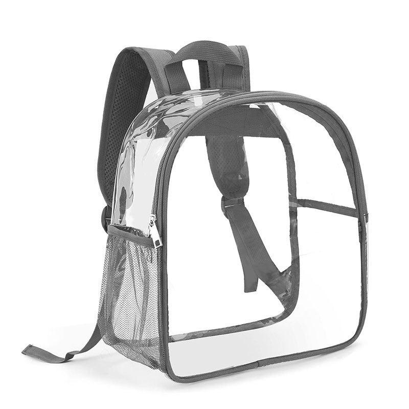 Cross-border New Transparent PVC Waterproof Backpack Visible Student School Bag Outdoor Multi-functional Backpack Men's and Women's Backpack